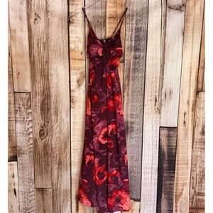 Abercrombie & Fitch Dress Floral Maxi Romantic Feminine Coquette XXS Petite